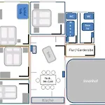 דירה Fuer Gruppen Und Familien - Grosse Naehe Stadtpark, 4 Schlafzimmer, 2 Baeder, Terrasse, Parkplatz